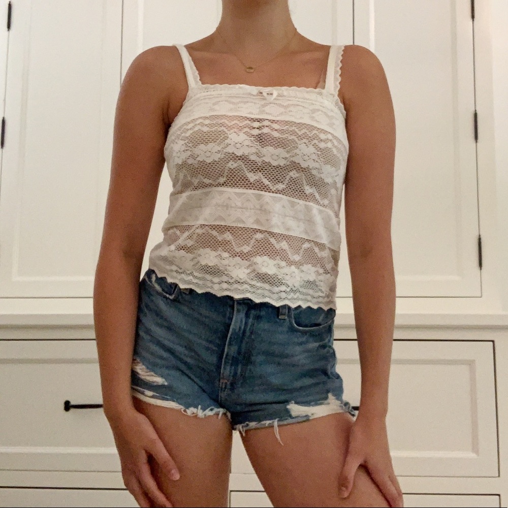 Vintage Lace Tank Top